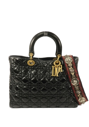 Christian Dior Pre-Owned Lady Dior Cannage shoulder bag - Black