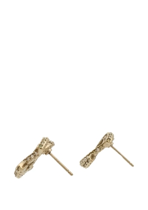 CHANEL Pre-Owned CC crystal-embellished earrings - Gold