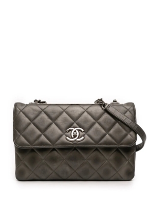 CHANEL Pre-Owned 2015-2016 Medium Lambskin Trendy CC Flap shoulder bag - Grey