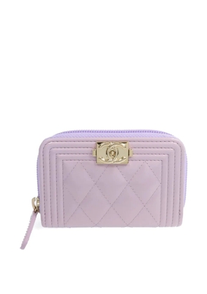 CHANEL Pre-Owned logo-detail wallet - Purple