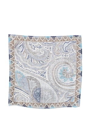 Dell'oglio Easy paisley-print scarf - Blue