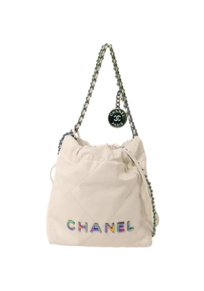 CHANEL Pre-Owned mini 22 quilted shoulder bag - Neutrals