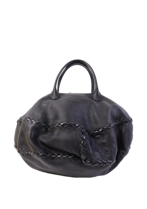 Bottega Veneta Pre-Owned Cushion Intrecciato tote bag - Black