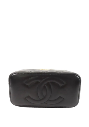CHANEL Pre-Owned quilted CC vanity case - Black