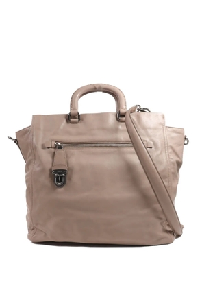 Prada Pre-Owned leather shoulder bag - Neutrals