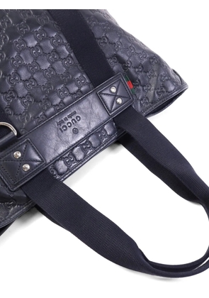 Gucci Pre-Owned GG Supreme leather tote bag - Black