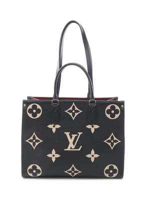Louis Vuitton Pre-Owned 2021-2026 Bicolor Monogram Empreinte Giant Onthego MM satchel - Black