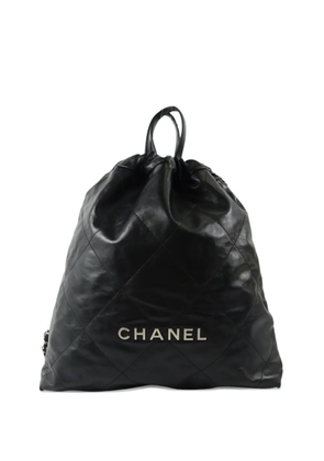 CHANEL Pre-Owned Chanel 22 quilted backpack - Black