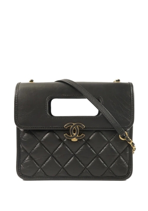 CHANEL Pre-Owned quilted CC turn-lock tote bag - Black