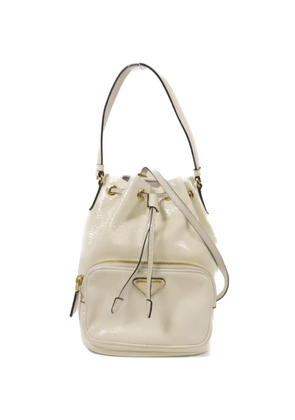 Prada Pre-Owned Duet bucket bag - White