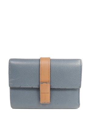 Loewe Pre-Owned Anagram strap leather wallet - Blue