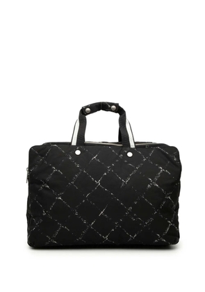CHANEL Pre-Owned 1997-1999 Old Line Nylon travel bag - Black