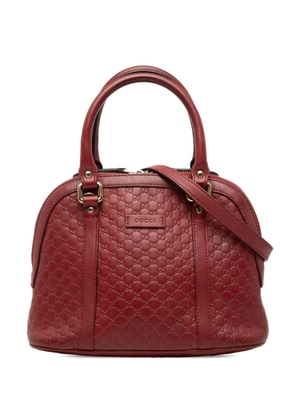 Gucci Pre-Owned 2000-2015 Mini Microguccissima Dome satchel - Red