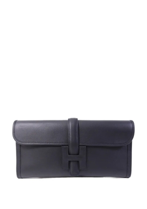 Hermès Pre-Owned PM Jije calfskin clutch bag - Black