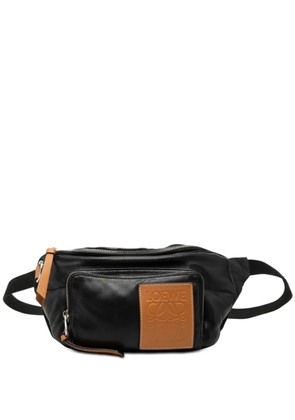 Loewe Pre-Owned 2019 Nappa Anagram Puffy belt bag - Black