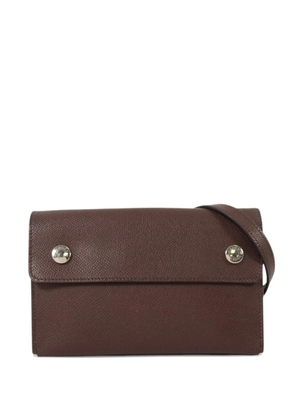 Hermès Pre-Owned Hermesnap Epsom leather crossbody bag - Brown
