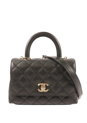 CHANEL Pre-Owned Coco Handle CC turn-lock tote bag - Black