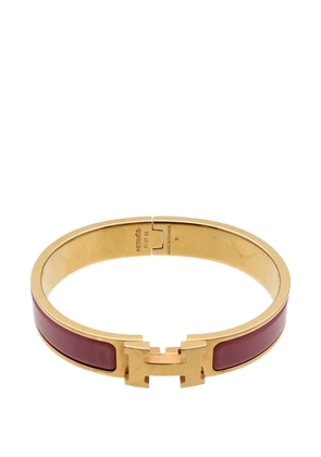 Hermès Pre-Owned Clic H enamel bracelet - Gold