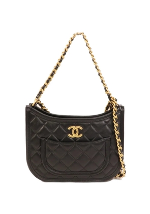CHANEL Pre-Owned CC quilted shoulder bag - Black