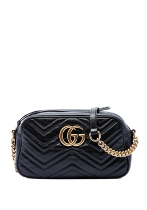 Gucci Pre-Owned 2016-2026 Small GG Marmont Matelasse Calfskin crossbody bag - Black