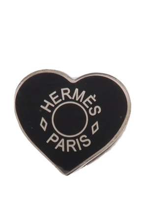 Hermès Pre-Owned heart scarf ring - Silver