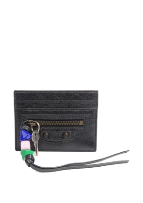 Balenciaga Pre-Owned City leather card holder - Black