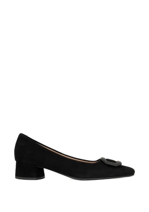 SERGIO MORETTI FIRENZE buckle-detail block-heel pumps - Black