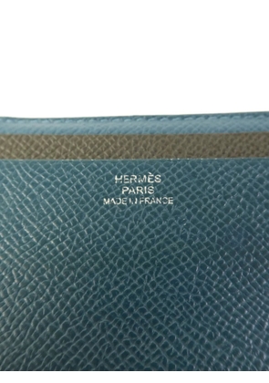 Hermès Pre-Owned Epsom card case - Blue