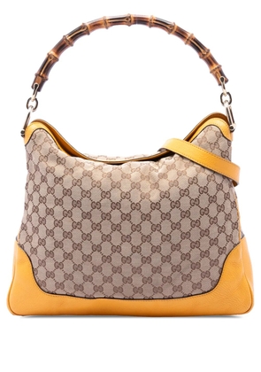 Gucci Pre-Owned 2016-2026 GG Canvas Bamboo Diana satchel - Yellow