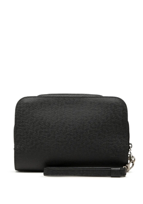 Louis Vuitton Pre-Owned 2004 Taiga Pochette Baikal clutch bag - Black