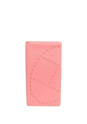 Hermès Pre-Owned Evelyne perforated long wallet - Pink