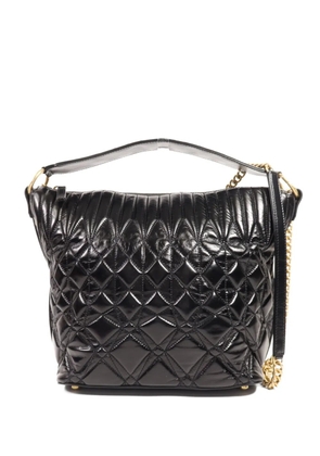 CHANEL Pre-Owned CC diamond-quilted shoulder bag - Black