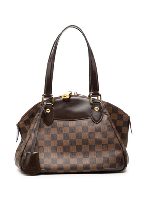 Louis Vuitton Pre-Owned 2011 Damier Ebene Verona PM satchel - Brown