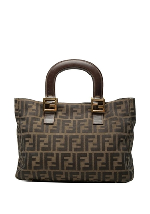 Fendi Pre-Owned 20th Century Small Zucca Canvas Twins tote bag - Brown