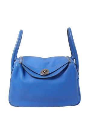 Hermès Pre-Owned 26 Lindy leather tote bag - Blue