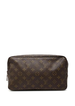 Louis Vuitton Pre-Owned 1982 Monogram Trousse Toilette 28 clutch bag - Brown