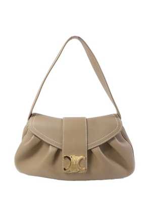 Celine Pre-Owned medium Polly Triomphe shoulder bag - Neutrals