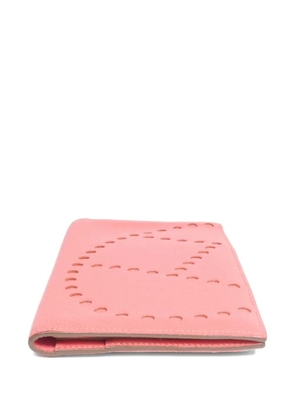 Hermès Pre-Owned Evelyne perforated long wallet - Pink