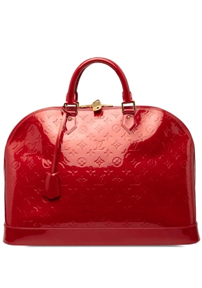 Louis Vuitton Pre-Owned 2008 Monogram Vernis Alma GM handbag - Red