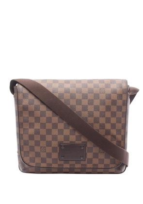 Louis Vuitton Pre-Owned 2008 Damier Ebene Brooklyn MM crossbody bag - Brown