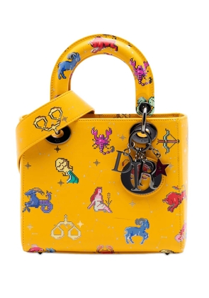 Christian Dior Pre-Owned 2022 Small Calfskin Pixel Zodiac Lady Dior satchel - Yellow