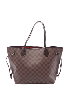 Louis Vuitton Pre-Owned 2012 Damier Ebene Neverfull MM tote bag - Brown