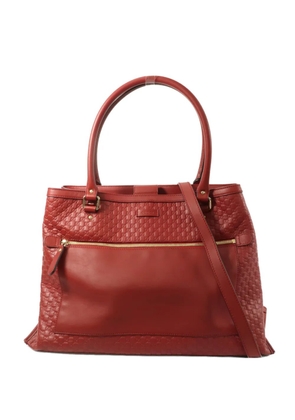 Gucci Pre-Owned Microguccissima shoulder bag - Red