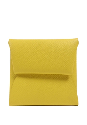 Hermès Pre-Owned 2018 Bastia Epsom-leather wallet - Yellow