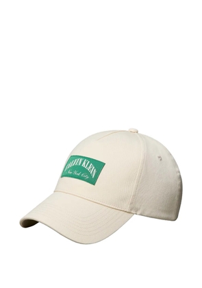 Calvin Klein Heritage crest-patch baseball cap - Neutrals