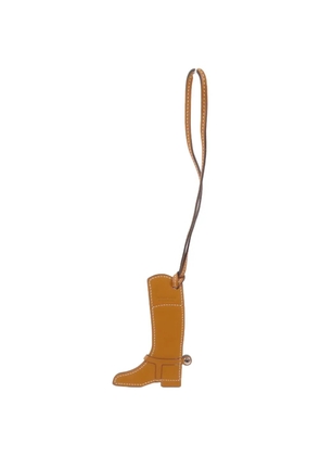 Hermès Pre-Owned Paddock calfskin boots charm - Brown