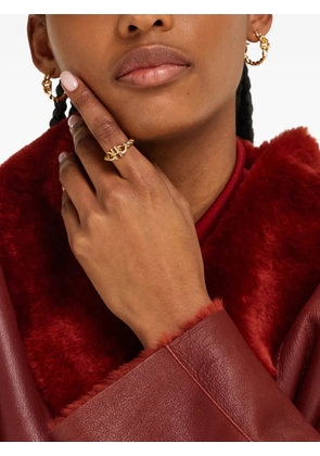 Ferragamo Gancini twisted ring (52 mm) - Gold