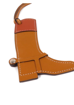 Hermès Pre-Owned Paddock calfskin boots charm - Brown