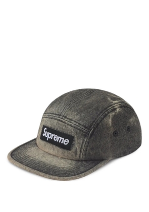 Supreme panelled logo camp cap - Grey