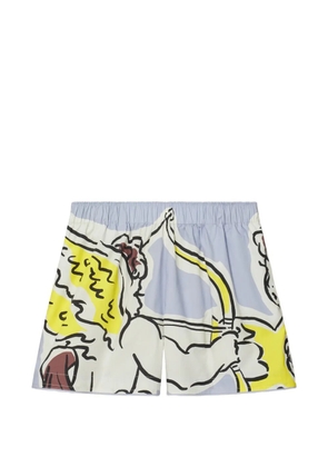 Tory Burch cotton camp shorts - White